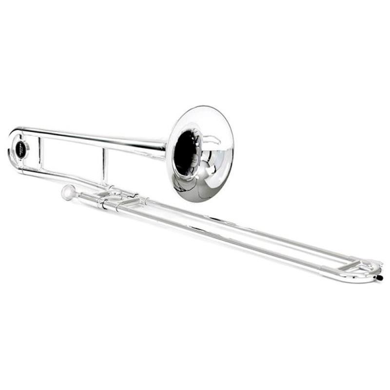 TROMBON TROMBA TBPPL TENOR ABS METALIZADO PLATEADO