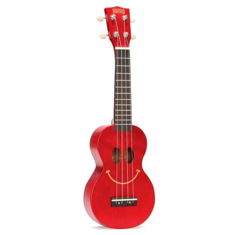 UKELELE MAHALO U-SMILE/TRD TRANSP ROJO