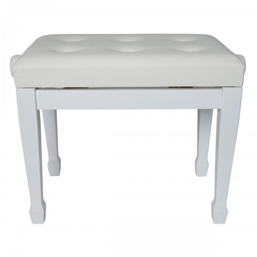 BANQUETA PIANO PIANOVA PS-03M BLANCO BRILLO