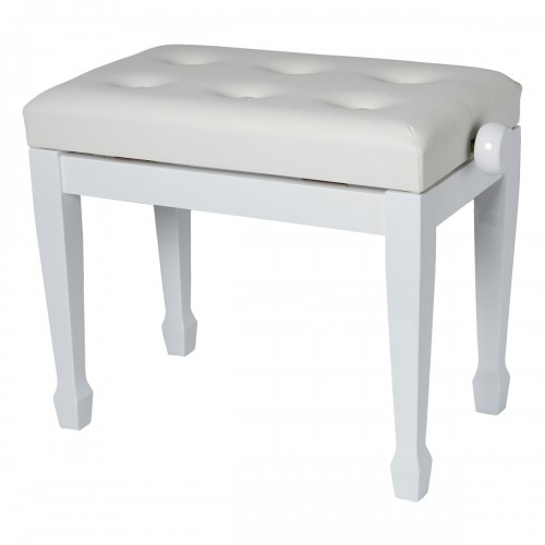 BANQUETA PIANO PIANOVA PS-03M BLANCO BRILLO